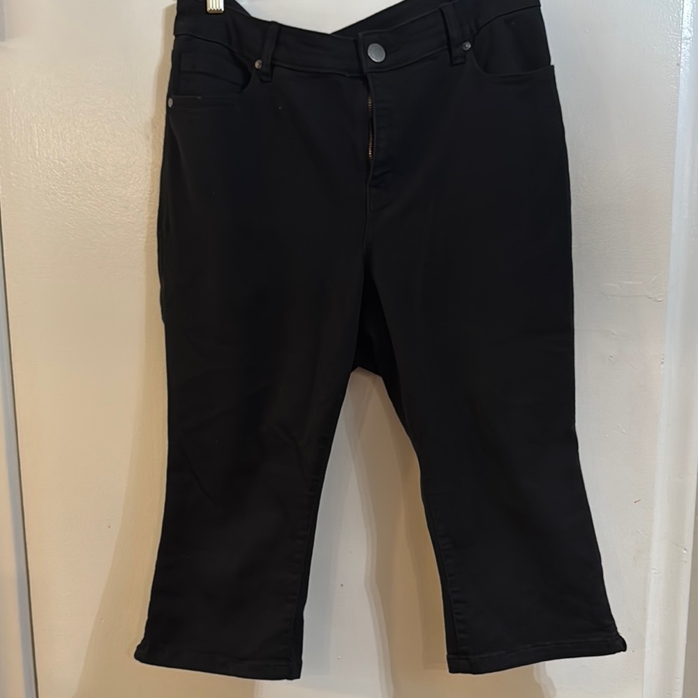 Lane Bryant Black  Cropped Jeans